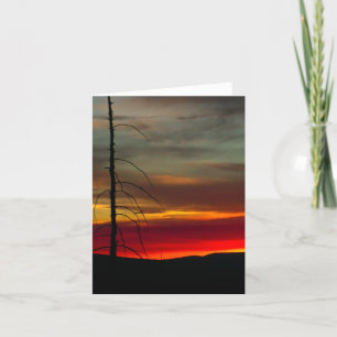 Oostelijke Zonsopgang 1 van Oregon Feestdagen Kaart
