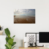 Oostend strand België Poster (Thuiskantoor)