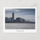 Oostende Coastal City Skyline, België Briefkaart (Voorkant)