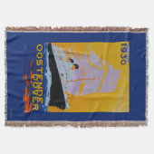 Oostende Dover  PosterEurope Deken (Voorkant)