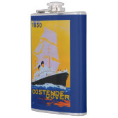 Oostende Dover  PosterEurope Heupfles (Links)