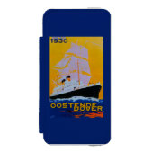 Oostende Dover PosterEurope Incipio iPhone Portemonnee Hoesje (Voorkant Agenda)
