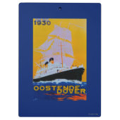 Oostende Dover  PosterEurope Klembord (Achterkant)