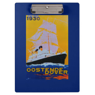 Oostende Dover PosterEurope Klembord