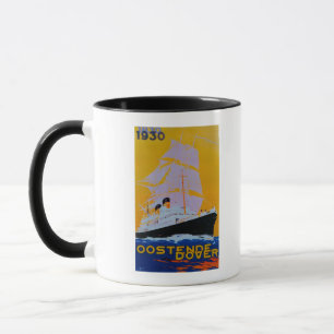 Oostende Dover PosterEurope Mok