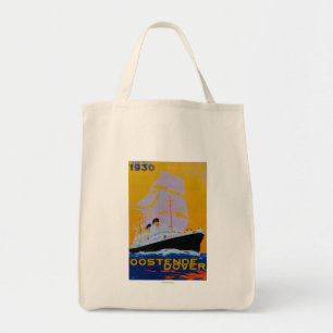 Oostende Dover PosterEurope Tote Bag