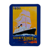 Oostende Dover Vintage PosterEurope Magneet (Verticaal)