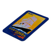 Oostende Dover Vintage PosterEurope Magneet (Linkerzijde)