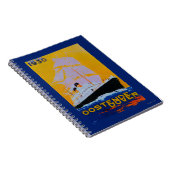 Oostende Dover Vintage PosterEurope Notitieboek (Rechterzijde)