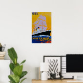 Oostende Dover Vintage PosterEurope Poster (Thuiskantoor)