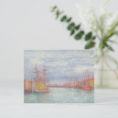 Oostende Harbour van James Ensor (1900) Briefkaart (Staand voorkant)