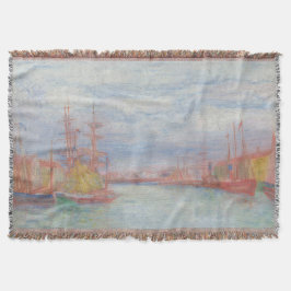 Oostende Harbour van James Ensor (1900) Deken