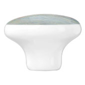 Oostende Harbour van James Ensor (1900) Keramische Knop (Zijkant)