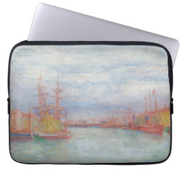Oostende Harbour van James Ensor (1900) Laptop Sleeve