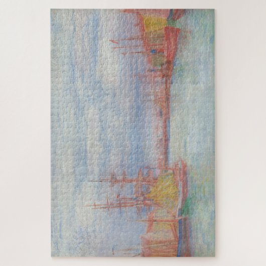 Oostende Harbour van James Ensor (1900) Legpuzzel (Verticaal)