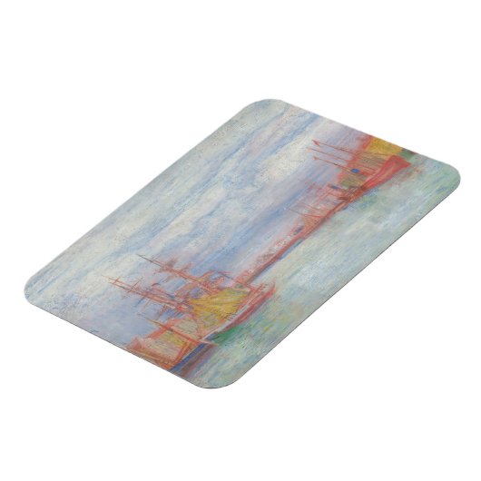 Oostende Harbour van James Ensor (1900) Magneet (Linkerzijde)