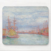 Oostende Harbour van James Ensor (1900) Muismat (Voorkant)