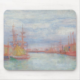 Oostende Harbour van James Ensor (1900) Muismat