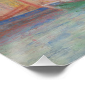 Oostende Harbour van James Ensor (1900) Perfect Poster (Hoek)