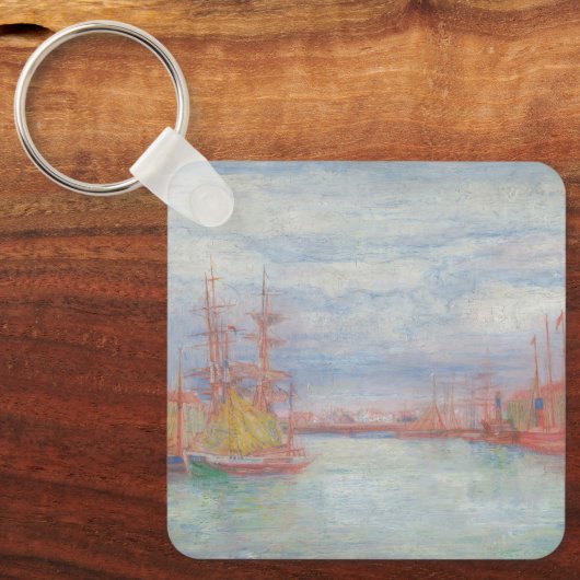 Oostende Harbour van James Ensor (1900) Sleutelhanger (Voorkant)