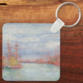 Oostende Harbour van James Ensor (1900) Sleutelhanger (Achterkant)