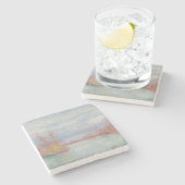 Oostende Harbour van James Ensor (1900) Stenen Onderzetter (Zijkant)