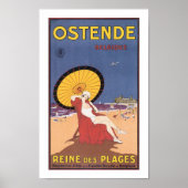 Oostende: Rijn der Plages Poster (Voorkant)