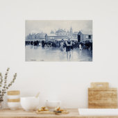  Oostendse badplaats, casino achterin Poster (Keuken)