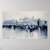  Oostendse badplaats, casino achterin Poster (Voorkant)