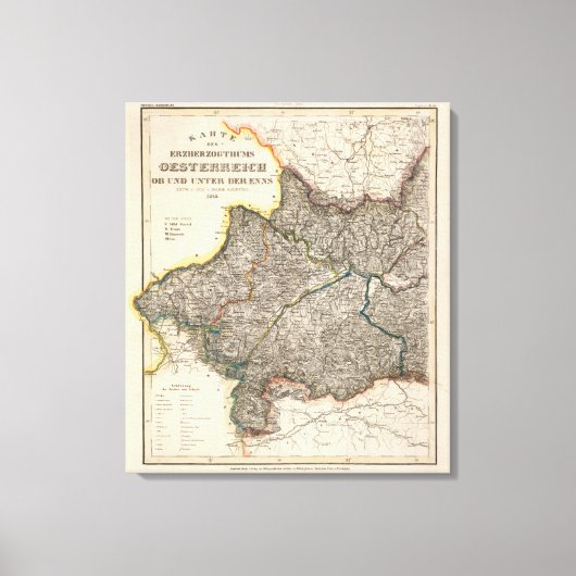 Oostenrijk 2 canvas afdruk (Voorkant)