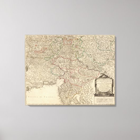 Oostenrijk 3 canvas afdruk (Voorkant)