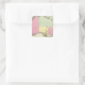 Oostenrijk 3 vierkante sticker (Tas)