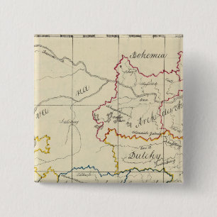 Oostenrijk 5 vierkante button 5,1 cm