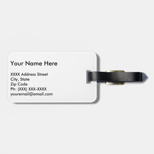 Oostenrijk Bagagelabel (Achterkant horizontaal)