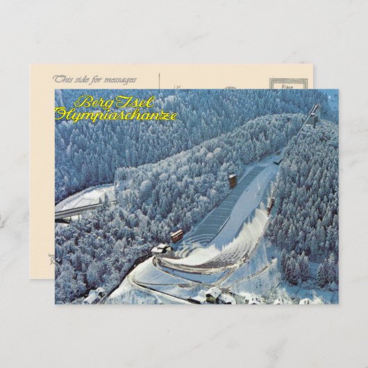  Oostenrijk, Berg Isel, Olympisch Ski Jump, Briefkaart (Voorkant / Achterkant)