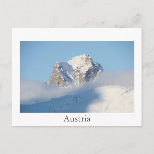 Oostenrijk Bergen Briefkaart (Voorkant)