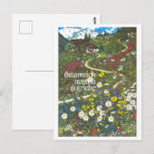  Oostenrijk Bergen Travel Poster Briefkaart (Voorkant / Achterkant)