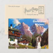  Oostenrijk, Bildstock, Tirolean, dorp Feestdagenkaart (Voorkant / Achterkant)