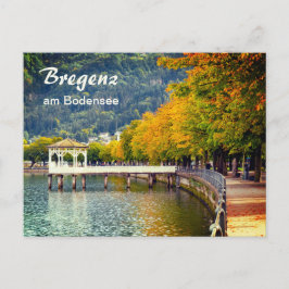 Oostenrijk Bregenz am Bodensee in de herfst Briefkaart