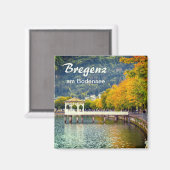 Oostenrijk Bregenz am Bodensee in het najaar van S Magneet (Voorkant / Achterkant)