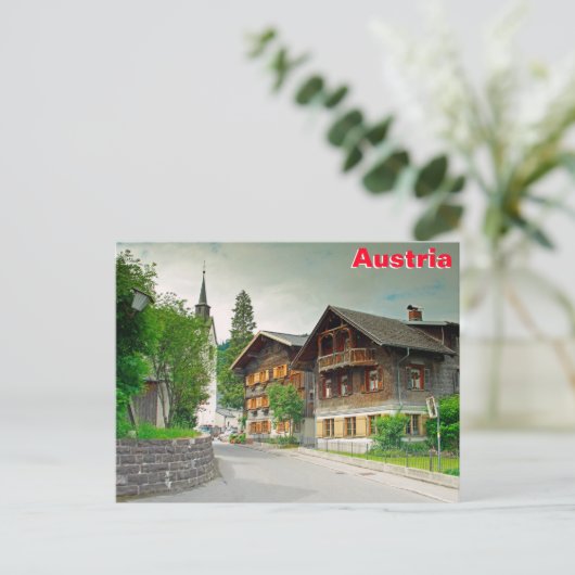 Oostenrijk Briefkaart (Staand voorkant)