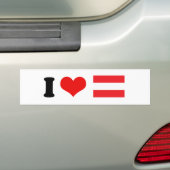 Oostenrijk Bumpersticker (Op auto)