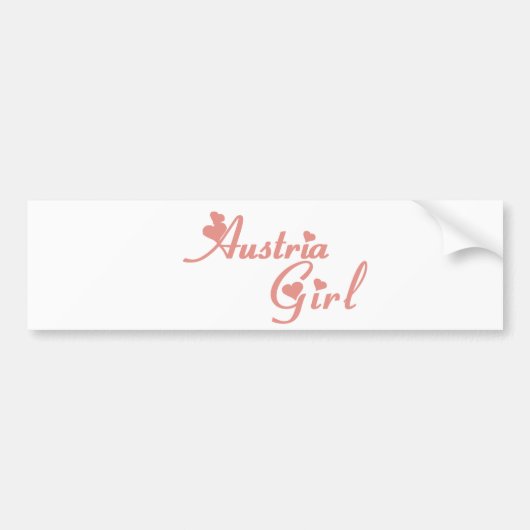 Oostenrijk Bumpersticker (Voorkant)