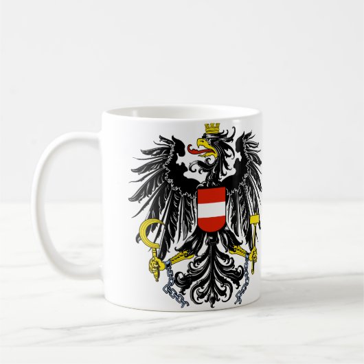 Oostenrijk Bundesadler Koffiemok (Links)