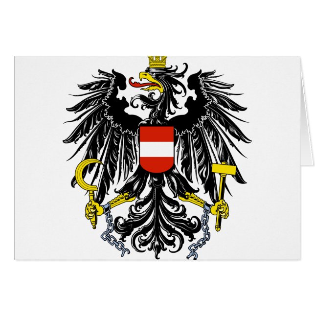 oostenrijk embleem (Voorkant Horizontaal)