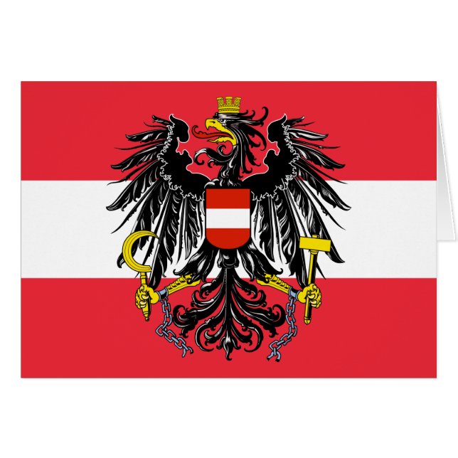 oostenrijk embleem (Voorkant Horizontaal)