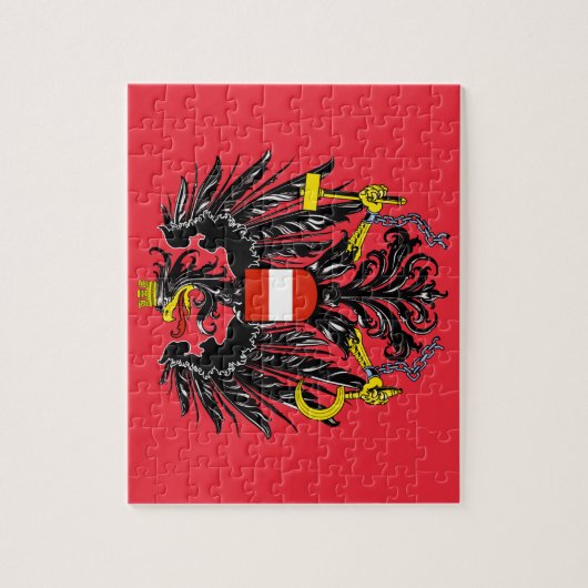oostenrijk embleem legpuzzel (Verticaal)