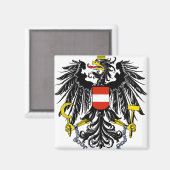 oostenrijk embleem magneet (Voorkant / Achterkant)
