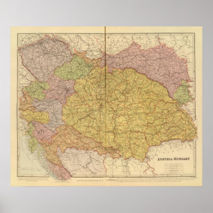 Oostenrijk en Hongarije Poster