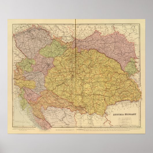 Oostenrijk en Hongarije Poster (Voorkant)